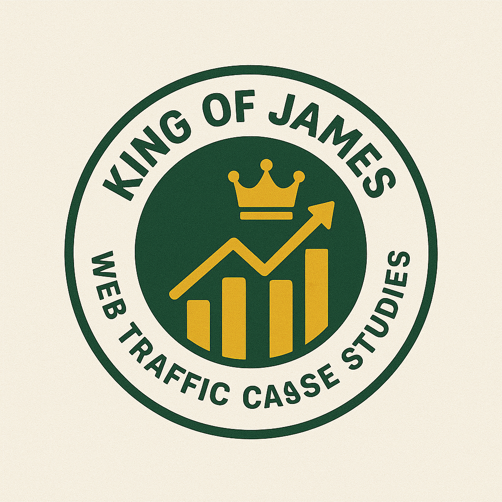 kingofjames.com Web Traffic Case Studies!